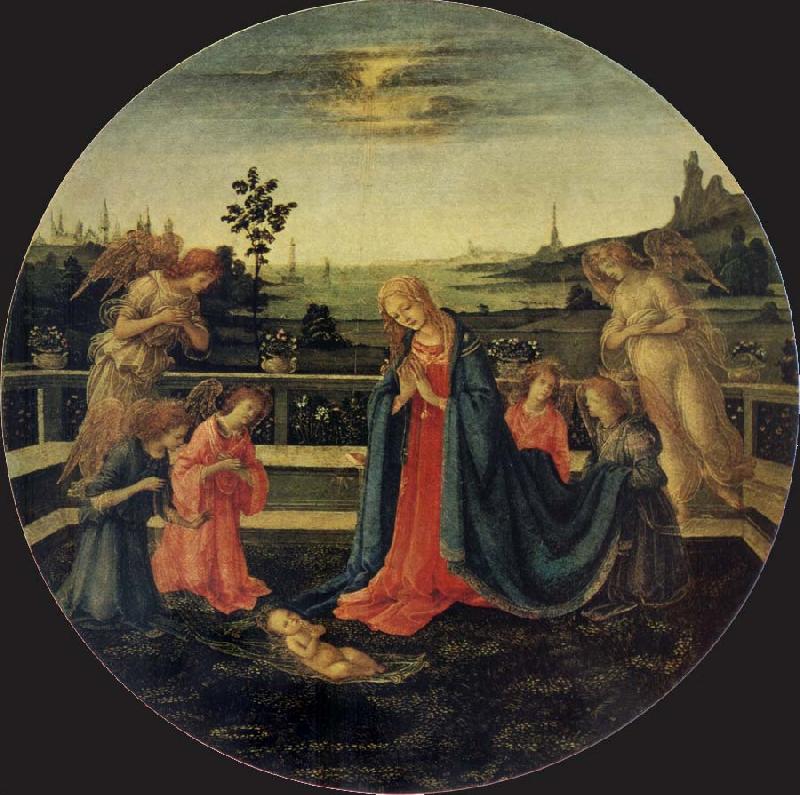 Filippino Lippi The Adoration of the Infant Christ Germany oil painting art